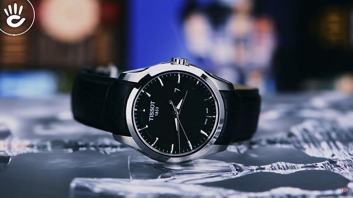 Tissot Couturier T035.410.16.051.00 - Nam - Quartz (Pin) - Chống nước 10 ATM - Mặt số 39mm 15 Đồng hồ Tissot T035.410.16.051.00 mặt tròn, máy Thụy Sỹ - Ảnh 1