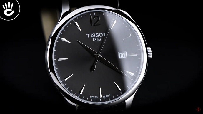 TISSOT T063.610.16.087.00 2 Đồng hồ Tissot T063.610.16.087.00 dây da chính hãng - Ảnh 1