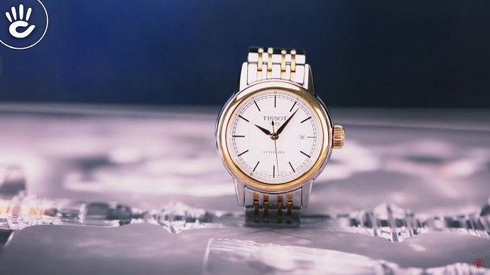 TISSOT T085.207.22.011.00 4 Đồng hồ Tissot T085.207.22.011.00 kết hợp mạ vàng sang trọng - Ảnh 1