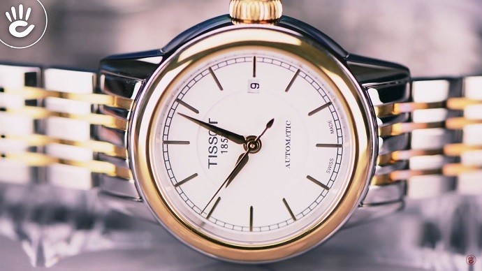 TISSOT T085.207.22.011.00 7 Đồng hồ Tissot T085.207.22.011.00 kết hợp mạ vàng sang trọng - Ảnh 4