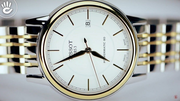 TISSOT T085.407.22.011.00 4 Đồng hồ Tissot T085.407.22.011.00 máy tự động trữ cót 80 giờ - Ảnh 2
