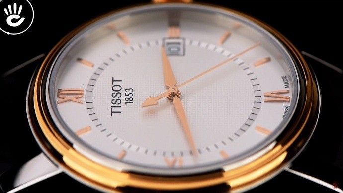 Tissot Bridgeport T097.410.26.038.00 - Nam - Quartz (Pin) - Chống nước 5 ATM - Mặt số 40mm 5 Đồng hồ Tissot T097.410.26.038.00 sử dụng dây da chính hãng - ảnh 4