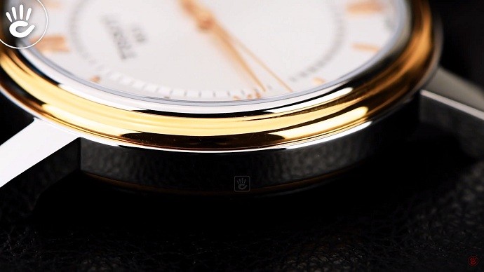 Tissot Bridgeport T097.410.26.038.00 - Nam - Quartz (Pin) - Chống nước 5 ATM - Mặt số 40mm 6 Đồng hồ Tissot T097.410.26.038.00 sử dụng dây da chính hãng - ảnh 5