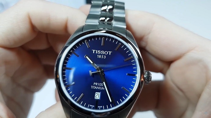 TISSOT T101.410.11.041.00 2 Đồng hồ Tissot T101.410.11.041.00 dây đeo kim loại cao cấp-Ảnh 1