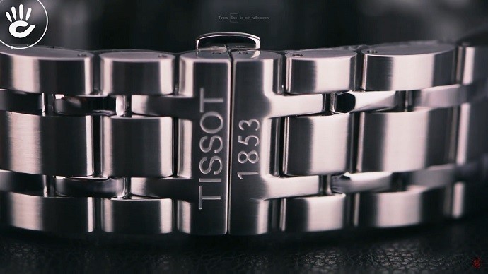 Đồng hồ Tissot T41.1.183.35 dây kim loại, máy chuẩn Thụy Sỹ - Ảnh 5