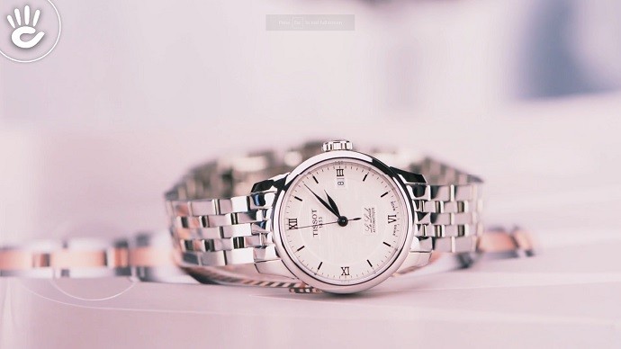 Đồng hồ Tissot T41.1.183.35 dây kim loại, máy chuẩn Thụy Sỹ - Ảnh 6