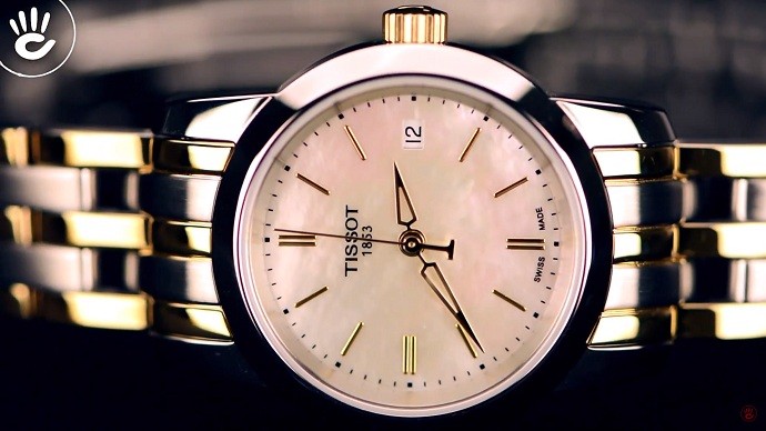 TISSOT T033.210.22.111.00 5 Đồng hồ nữ Tissot T033.210.22.111.00 độc đáo về lối thiết kế - Ảnh 2