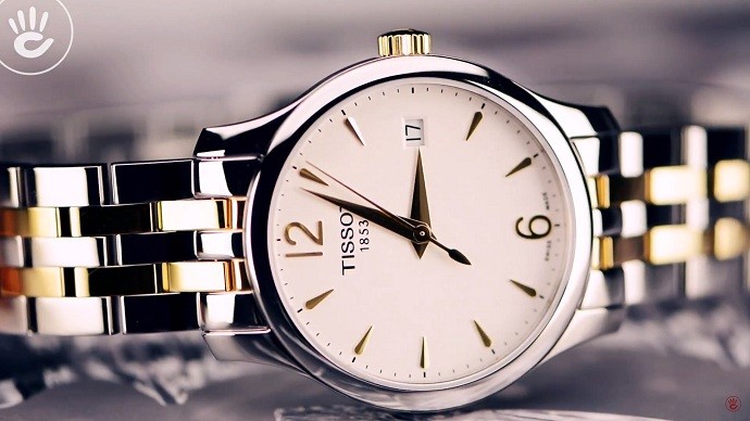 Tissot T-Classic T063.210.22.037.00 - Nữ - Quartz (Pin) - Chống nước 3 ATM - Mặt số 33mm 5 Đồng hồ nữ Tissot T063.210.22.037.00 bán chạy nhất hiện nay - Ảnh 3