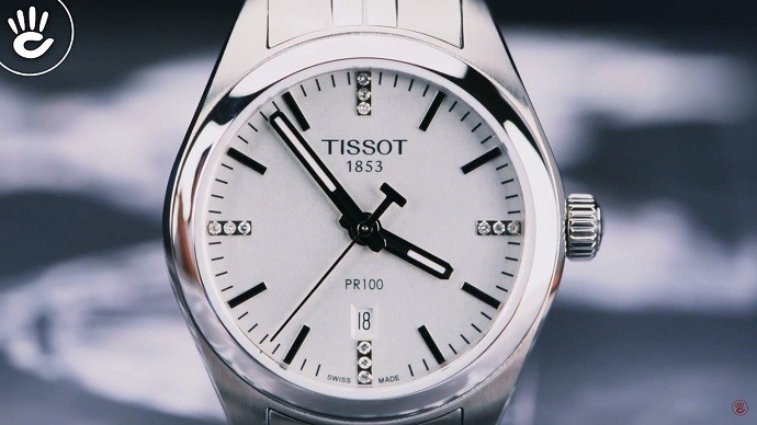 Đồng hồ nữ Tissot T101.210.11.036.00 có đính kim cương - Ảnh 3