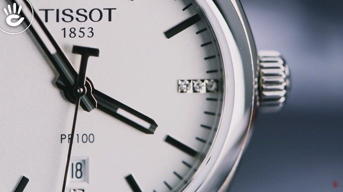Đồng hồ nữ Tissot T101.210.11.036.00 có đính kim cương - Ảnh 2
