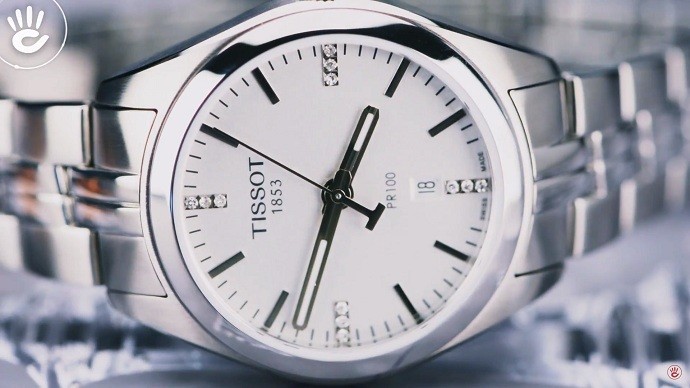 Đồng hồ nữ Tissot T101.210.11.036.00 có đính kim cương - Ảnh 4