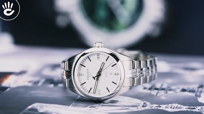 Đồng hồ nữ Tissot T101.210.11.036.00 có đính kim cương - Ảnh 8