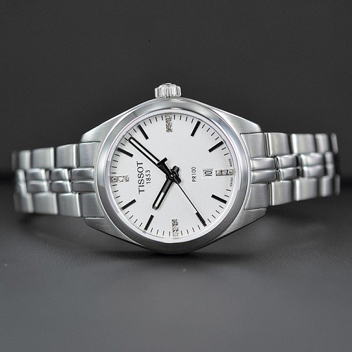 Đồng hồ nữ Tissot T101.210.11.036.00 có đính kim cương - Ảnh 9