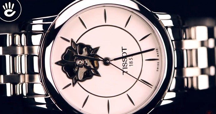 Tissot Lady Heart T050.207.11.011.04 - Nữ - Automatic (Tự Động) - Chống nước 3 ATM - Mặt số 35mm - Open Heart 12 Review đồng hồ Open Heart Tissot T050.207.11.011.04 độc đáo - Ảnh 10