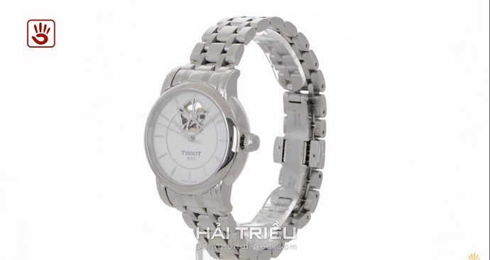 Tissot Lady Heart T050.207.11.011.04 - Nữ - Automatic (Tự Động) - Chống nước 3 ATM - Mặt số 35mm - Open Heart 7 Review đồng hồ Open Heart Tissot T050.207.11.011.04 độc đáo - Ảnh 5