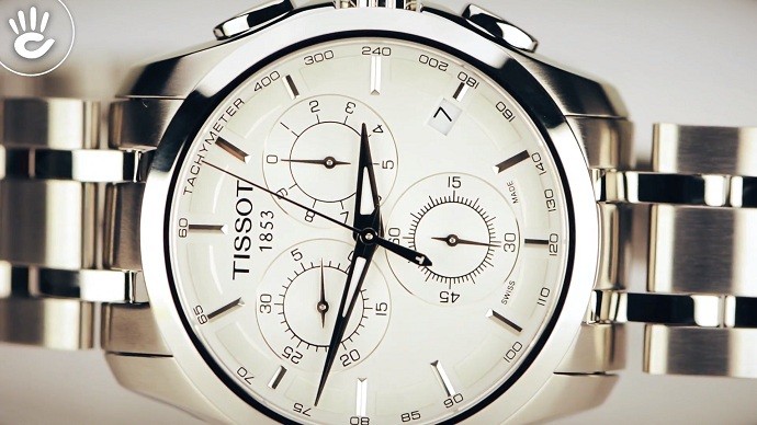 Tissot Couturier T035.617.11.031.00 - Nam - Quartz (Pin) - Chống nước 10 ATM - Mặt số 41mm - Chronograph 4 Review đồng hồ Tissot T035.617.11.031.00 có tính năng đặc biệt - Ảnh 3