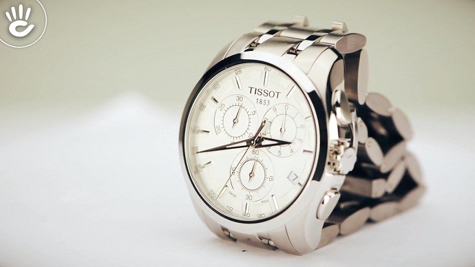 Tissot Couturier T035.617.11.031.00 - Nam - Quartz (Pin) - Chống nước 10 ATM - Mặt số 41mm - Chronograph 5 Review đồng hồ Tissot T035.617.11.031.00 có tính năng đặc biệt - Ảnh 4
