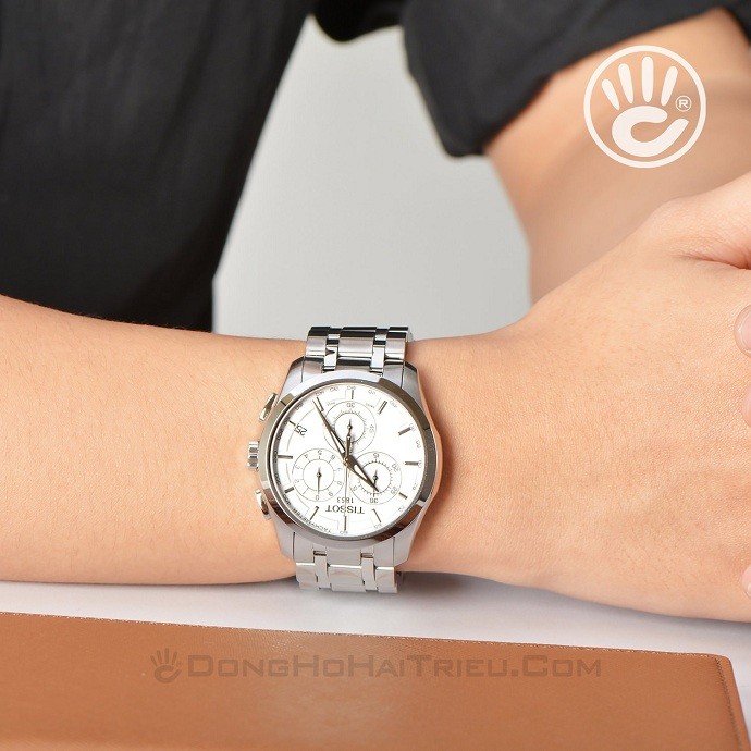 Tissot Couturier T035.617.11.031.00 - Nam - Quartz (Pin) - Chống nước 10 ATM - Mặt số 41mm - Chronograph 2 Review đồng hồ Tissot T035.617.11.031.00 có tính năng đặc biệt - Ảnh 1