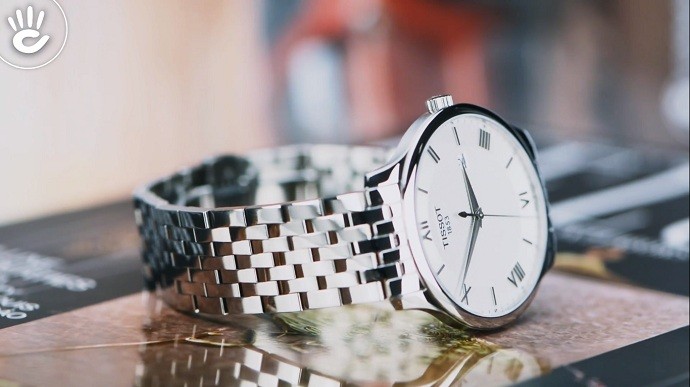 Tissot Tradition T063.610.11.038.00 - Nam - Quartz (Pin) - Chống nước 3 ATM - Mặt số 42mm 12 Đồng hồ Tissot Tradition T063.610.11.038.00 chính hãng 100% - Ảnh 6