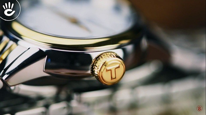 Tissot Carson T085.210.22.011.00 - Nữ - Quartz (Pin) - Chống nước 3 ATM - Mặt số 28.5mm 8 Review đồng hồ Tissot T085.210.22.011.00 thiết kế đẳng cấp - Ảnh 6