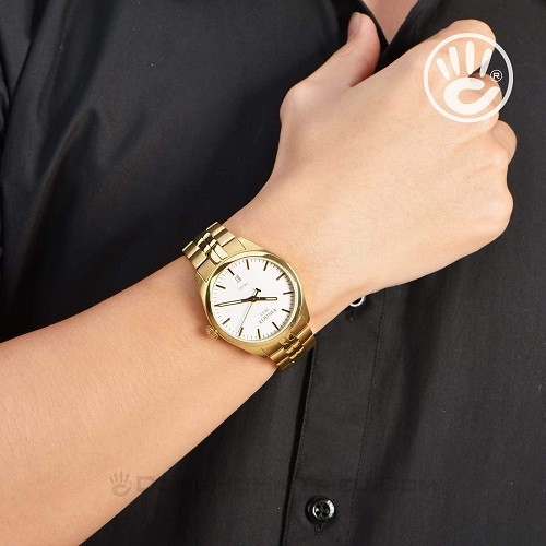 Review đồng hồ Tissot T101.410.33.031.00 mạ vàng sang trọng - Ảnh 12