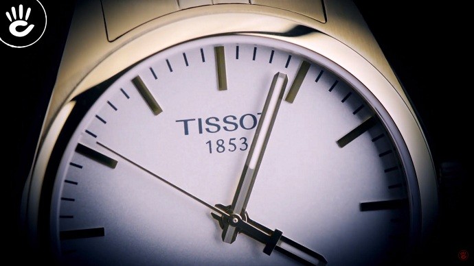 Review đồng hồ Tissot T101.410.33.031.00 mạ vàng sang trọng - Ảnh 3
