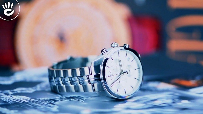 Tissot Pr 100 T101.417.11.031.00 - Nam - Quartz (Pin) - Chống nước 10 ATM - Mặt số 41mm - Chronograph 12 Review đồng hồ Tissot T101.417.11.031.00 có bộ Chronograph - ảnh 6