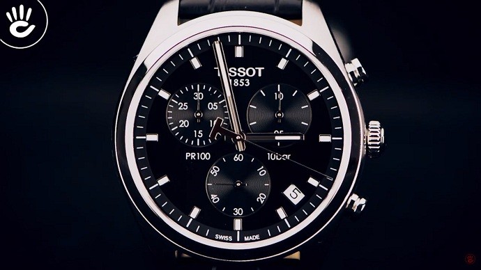 Tissot Pr 100 T101.417.16.051.00 - Nam - Quartz (Pin) - Chống nước 10 ATM - Mặt số 41mm - Chronograph 6