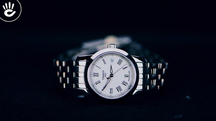 Đồng hồ Tissot T033.210.11.013.00 dây kim loại sáng bóng - Ảnh 4