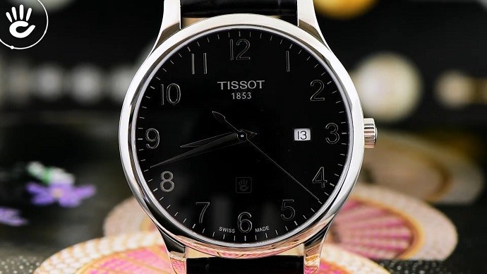 Tissot Tradition T063.610.16.052.00 - Nam - Quartz (Pin) - Chống nước 3 ATM - Mặt số 42mm 7 Đồng hồ Tissot T063.610.16.052.00: Mặt kính Sapphire bền bỉ-4