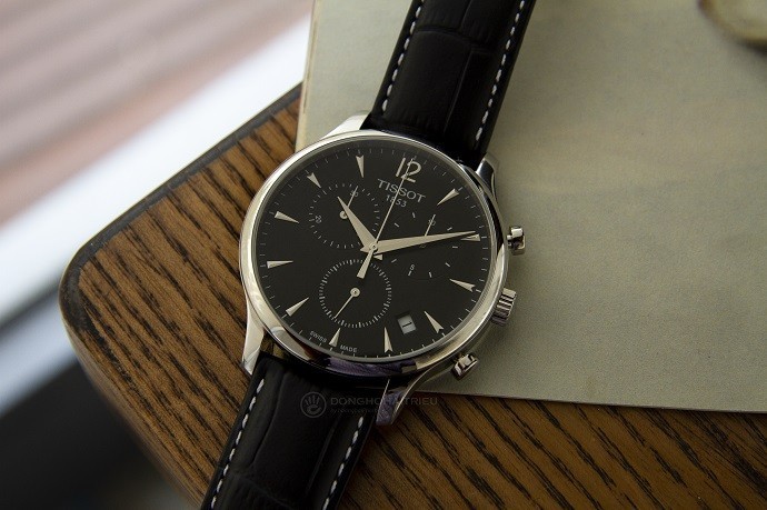 Tissot Tradition T063.617.16.057.00 - Nam - Quartz (Pin) - Chống nước 3 ATM - Mặt số 42mm - Chronograph 8 Tissot T063.617.16.057.00-5