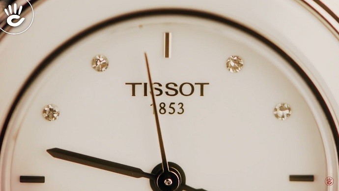 Tissot Ceramic Diamond T064.210.22.016.00 - Nữ - Quartz (Pin) - Chống nước 3 ATM - Mặt số 28mm 4 Đồng hồ Tissot T064.210.22.016.00 dây đeo độc đáo từ Ceramic - Ảnh 1