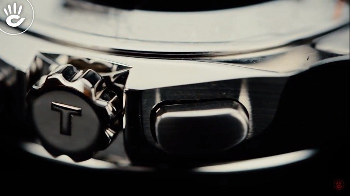 Tissot Couturier T035.627.11.051.00 - Nam - Automatic (Tự Động) - Chống nước 10 ATM - Mặt số 43mm - Chronograph 5 Tissot nam T035.627.11.051.00 có tính năng hỗ trợ đếm giờ - Ảnh 4