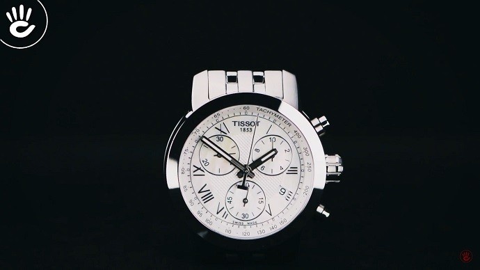 TISSOT T055.217.11.113.00 7 Đồng hồ Tissot T055.217.11.113.00 với phong cách Chronograph - Ảnh 4