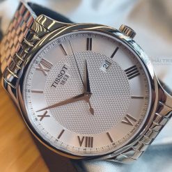 Tissot Tradition T063.610.11.038.00 - Nam - Quartz (Pin) - Chống nước 3 ATM - Mặt số 42mm 2 Đồng hồ Tissot Tradition T063.610.11.038.00 - Ảnh 11