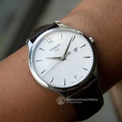 Tissot Tradition T063.610.16.037.00 - Nam - Quartz (Pin) - Chống nước 3 ATM - Mặt số 42mm 2 Đồng Hồ Tissot Tradition T063.610.16.037.00 - Ảnh 1