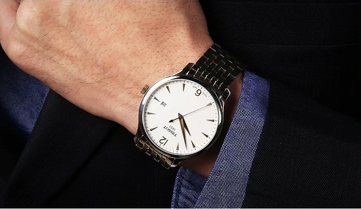 Đồng hồ Tissot Tradition T063.610.22.037.00 chính hãng 100% - Ảnh 1