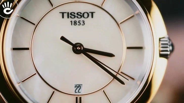 Tissot Flamingo T094.210.22.111.00 - Nữ - Quartz (Pin) - Chống nước 5 ATM - Mặt số 26mm 10 Đồng hồ Tissot Flamingo T094.210.22.111.00 chính hãng 100% - Ảnh 2
