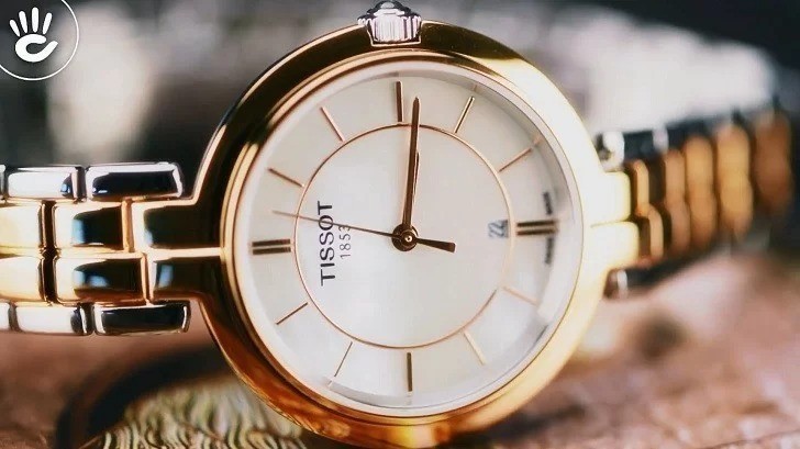 Tissot Flamingo T094.210.22.111.00 - Nữ - Quartz (Pin) - Chống nước 5 ATM - Mặt số 26mm 11 Đồng hồ Tissot Flamingo T094.210.22.111.00 chính hãng 100% - Ảnh 3