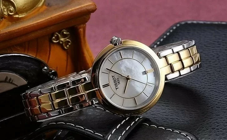 Tissot Flamingo T094.210.22.111.01 - Nữ - Quartz (Pin) - Chống nước 5 ATM - Mặt số 26mm 3 Đồng Hồ Tissot Flamingo T094.210.22.111.01 chính hãng 100% - Ảnh 2