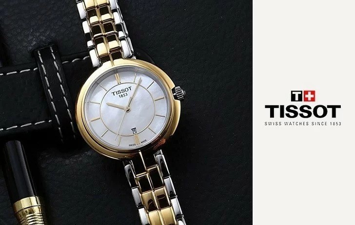 Tissot Flamingo T094.210.22.111.01 - Nữ - Quartz (Pin) - Chống nước 5 ATM - Mặt số 26mm 6 Đồng Hồ Tissot Flamingo T094.210.22.111.01 chính hãng 100% - Ảnh 5