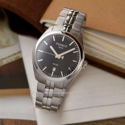 Tissot T-classic Pr 100 T101.410.11.051.00 - Nam - Quartz (Pin) - Chống nước 10 ATM - Mặt số 39mm 2 Đồng hồ Tissot T101.410.11.051.00 - Ảnh 2