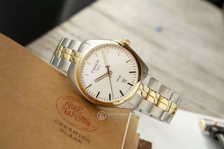 Tissot Pr 100 T101.410.22.031.00 - Nam - Quartz (Pin) - Chống nước 10 ATM - Mặt số 39mm 7 Đồng hồ Tissot Pr 100 T101.410.22.031.00 chính hãng 100% - Ảnh 2