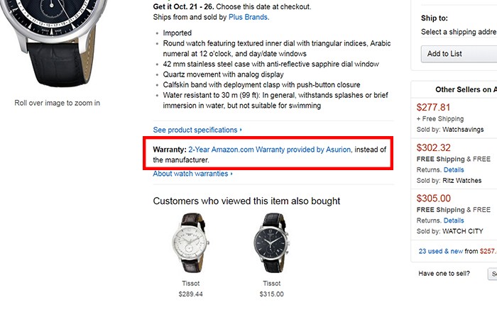 4 Đồng Hồ Tissot Watches Amazon Fake Nếm Trái Đắng Do Chọn Lầm
