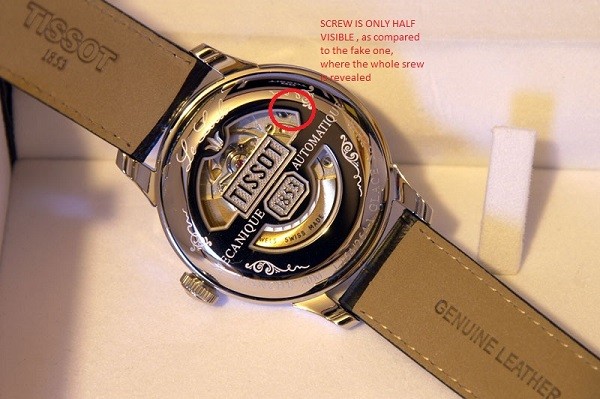 Hướng Dẫn Cách Nhận Biết Đồng Hồ Tissot Chính Hãng Và Fake Tại VN ! Hình 4