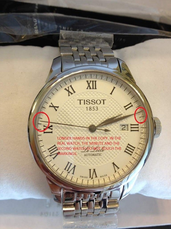 Hướng Dẫn Cách Nhận Biết Đồng Hồ Tissot Chính Hãng Và Fake Tại VN ! Hình 3