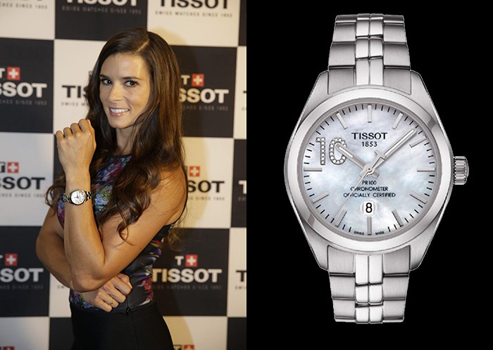 6- Đại Sứ DANICA PATRICK Bóng Hồng Trên Đường Đua Tốc Độ -tissot-pr-100-chronometer-danica-patrick-limited-edition-2015