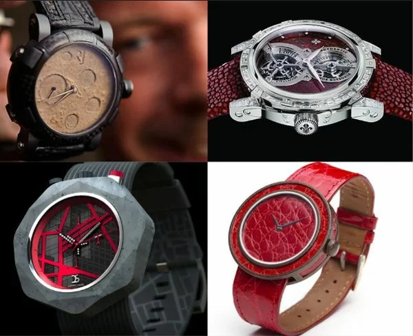 1 10 Chiếc Đồng Hồ Được Tạo Thành Từ Chất Liệu Độc Nhất Vô Nhị - P1