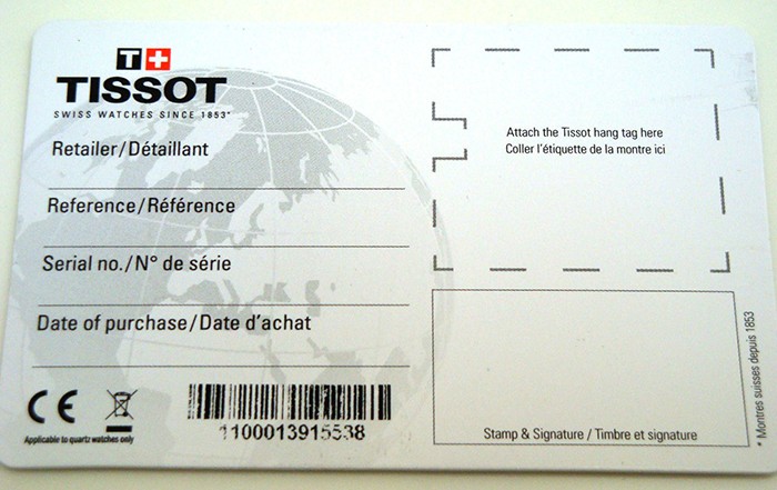 Những Điều Cần Biết Về Chính Sách Bảo Hành Đồng Hồ Tissot Chính Hãng 10 2 Những Điều Cần Biết Về Chính Sách Bảo Hành Đồng Hồ Tissot Chính Hãng