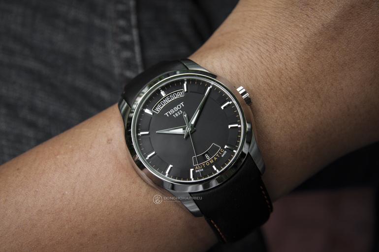 Mách “cách làm đẹp” đơn giản cho quý ông thời thượng chỉ bằng một chiếc đồng hồ Tissot dây da - đồng hồ Tissot chính hãng